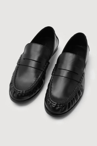 Avenue Leather Loafer - Black - Shoes - Assembly Label - The Soho Movement