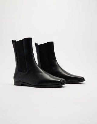 Beatrice Leather Boot - Black - Shoes - Assembly Label - The Soho Movement