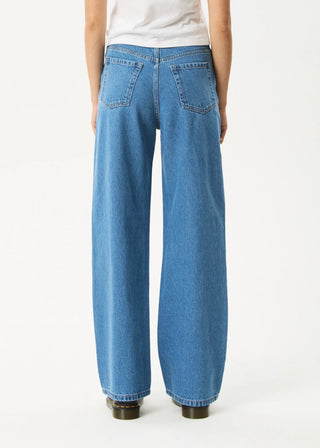 Bella Hemp Denim Baggy Jeans - Authentic Blue - Jeans - Afends - The Soho Movement
