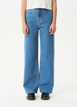 Bella Hemp Denim Baggy Jeans - Authentic Blue - Jeans - Afends - The Soho Movement