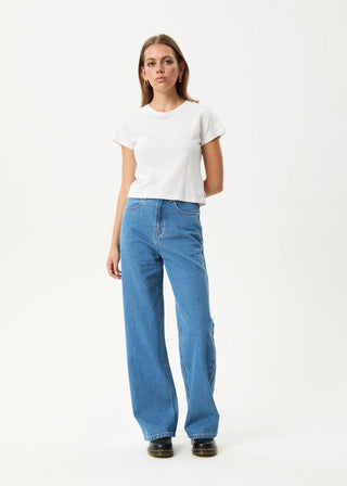 Bella Hemp Denim Baggy Jeans - Authentic Blue - Jeans - Afends - The Soho Movement
