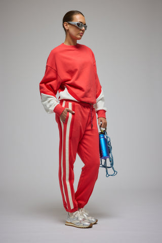Bisous Trackpant - Coral - Trackpants - Araminta James - The Soho Movement