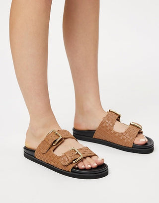 Blair Sandal - Tan - Sandals - Human Premium - The Soho Movement