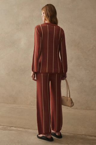 Briar Knit Shirt - Tuscan - Long sleeve tops - Sancia - The Soho Movement