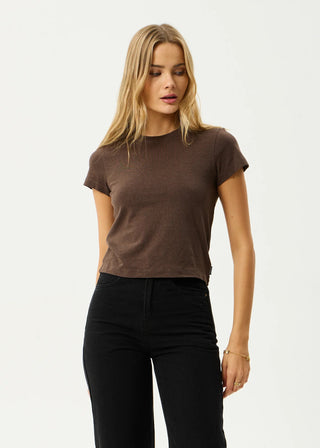Carmen Baby Tee - Coffee - Tees - Afends - The Soho Movement