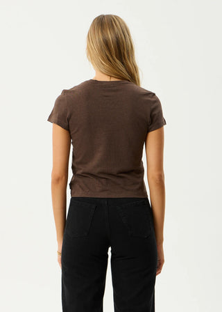Carmen Baby Tee - Coffee - Tees - Afends - The Soho Movement