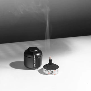 Charcoal Incense Cones - Fig Leaf + Fresh Herbs + Bark - Incense - Fazeek - The Soho Movement