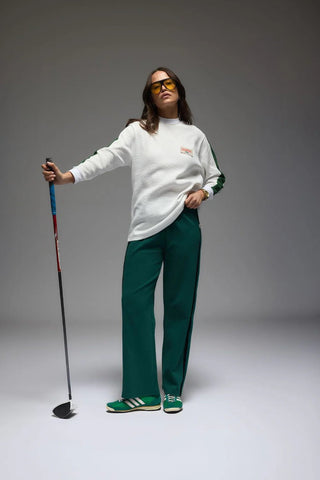 Cloe Knit Pants - Forest - Trackpants - Araminta James - The Soho Movement