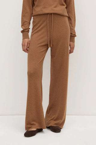 Cotton Cashmere Lounge Pants - Fawn - Knitted pants - Assembly Label - The Soho Movement