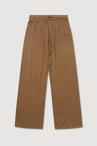 Cotton Cashmere Lounge Pants - Fawn - Knitted pants - Assembly Label - The Soho Movement