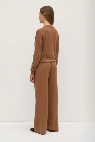 Cotton Cashmere Lounge Pants - Fawn - Knitted pants - Assembly Label - The Soho Movement