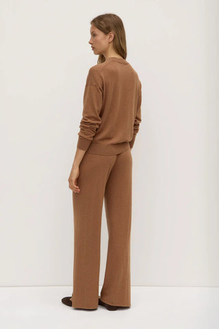 Cotton Cashmere Lounge Sweater - Fawn - Knitwear - Assembly Label - The Soho Movement