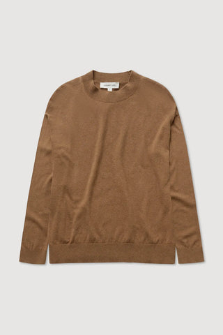 Cotton Cashmere Lounge Sweater - Fawn - Knitwear - Assembly Label - The Soho Movement
