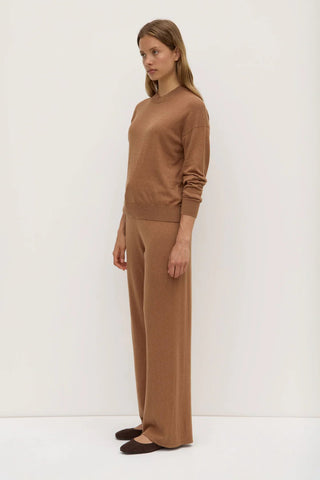 Cotton Cashmere Lounge Sweater - Fawn - Knitwear - Assembly Label - The Soho Movement