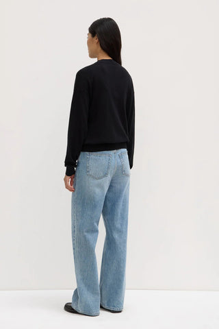 Cotton Cashmere Sweater - Black - Sweater - Assembly Label - The Soho Movement