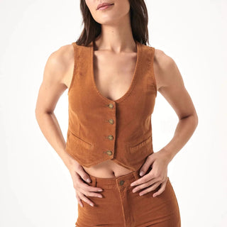 Dallas Vest - Tan Cord - Rollas - The Soho Movement