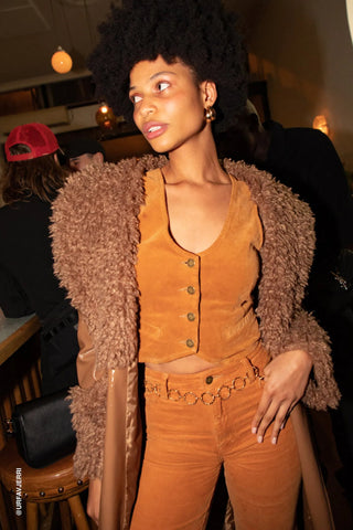 Dallas Vest - Tan Cord - Rollas - The Soho Movement