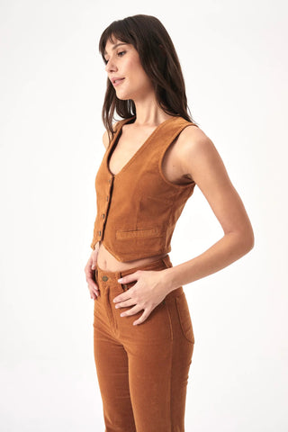 Dallas Vest - Tan Cord - Rollas - The Soho Movement