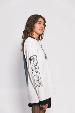 Deep Seated Desire Long Sleeve Tee - White - Long sleeve tops - Something Very Special - The Soho Movement