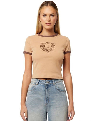 Dolly Baby Tee - Biscuit - Tees - Abrand - The Soho Movement