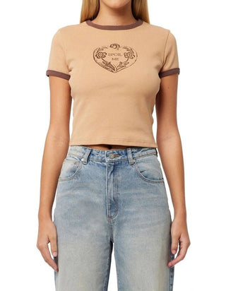 Dolly Baby Tee - Biscuit - Tees - Abrand - The Soho Movement