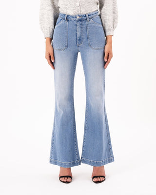 East Coast Flare Carly - Vintage Blue - Jeans - Rollas - The Soho Movement