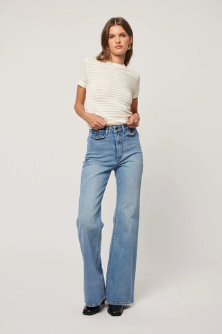 East Coast Flares Lia - Brad Blue - Jeans - Rollas - The Soho Movement