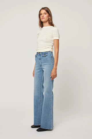 East Coast Flares Lia - Brad Blue - Jeans - Rollas - The Soho Movement