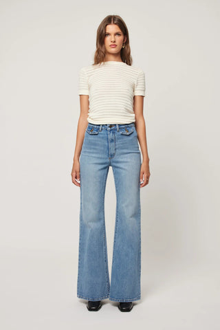 East Coast Flares Lia - Brad Blue - Jeans - Rollas - The Soho Movement