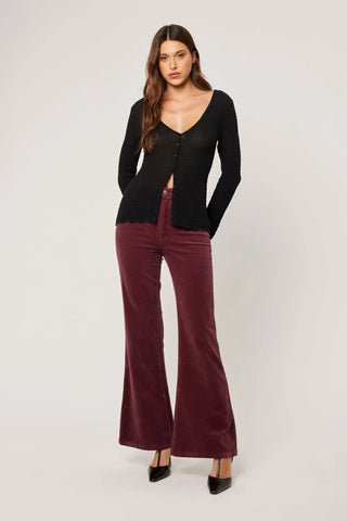 Eastcoast Flare Baby Cord - Oxblood - Jeans - Rollas - The Soho Movement
