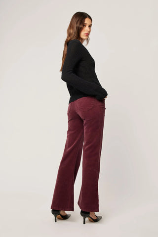 Eastcoast Flare Baby Cord - Oxblood - Jeans - Rollas - The Soho Movement