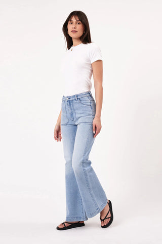 Eastcoast Flare Faded Blue - Light Vintage Blue - Jeans - Rollas - The Soho Movement