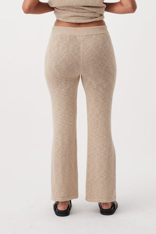 Emma Pant - Taupe - Knitted pants - Arcaa Movement - The Soho Movement