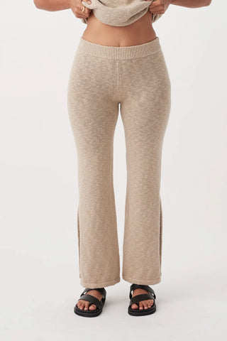 Emma Pant - Taupe - Knitted pants - Arcaa Movement - The Soho Movement
