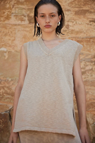 Emma Tunic - Taupe - Vests - Arcaa Movement - The Soho Movement