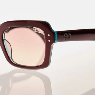 Entry - Tri Tone Ruby/Green Rose gradient - Sunglasses - Childe Wilde - The Soho Movement