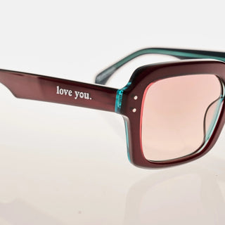 Entry - Tri Tone Ruby/Green Rose gradient - Sunglasses - Childe Wilde - The Soho Movement