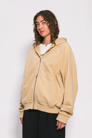 Essential Zip Hoodie - Beige - Hoodie - Something Very Special - The Soho Movement