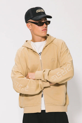 Essential Zip Hoodie - Beige - Hoodie - Something Very Special - The Soho Movement