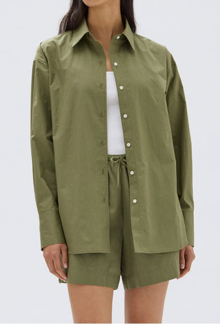 Everyday Poplin Shirt - Pandan - Shirts & Tops - Assembly Label - The Soho Movement