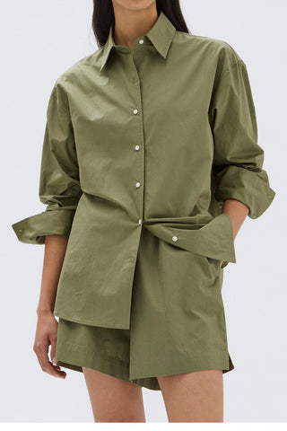 Everyday Poplin Shirt - Pandan - Shirts & Tops - Assembly Label - The Soho Movement