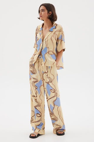 Expression Shirt - Custard/Blue - Sovere - The Soho Movement