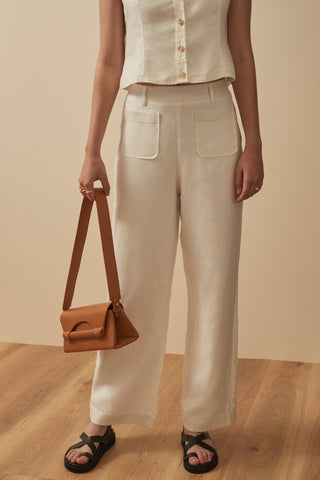 Eynid Pants - White - Pants - Sancia - The Soho Movement
