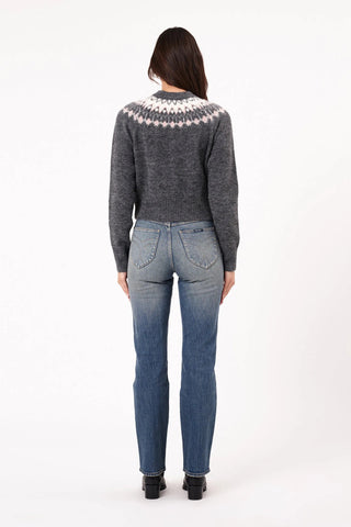 Fair Isle Knit - Vintage Black - Knitwear - Rollas - The Soho Movement