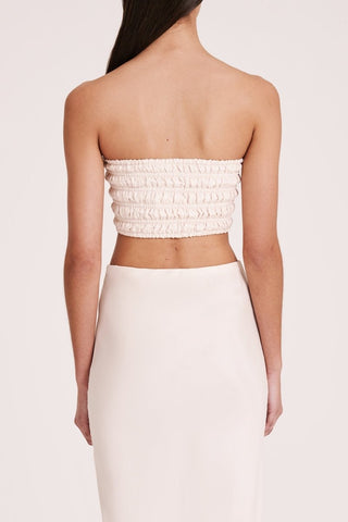 Faro Cupro Bodice - Cloud - Nude Lucy - The Soho Movement