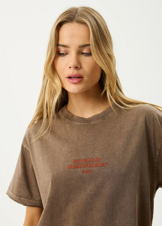 Fatigued Oversized Tee - Coffee - Tees - Afends - The Soho Movement