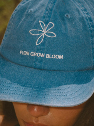 Flow grow Bloom Cap - Azure Blue - Caps - Pinky & Kamal - The Soho Movement