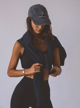 Flow Grow Bloom Dad Cap - Navy - Hats - Pinky & Kamal - The Soho Movement