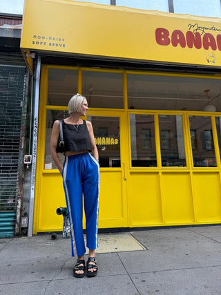 Gabby Linen Top - Black - The Soho Movement - The Soho Movement