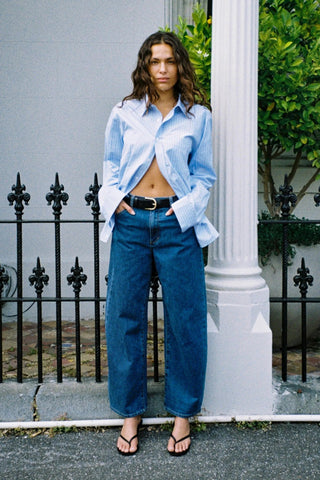 Gigi Barrel Jean - Forever Blue - Jeans - Rollas - The Soho Movement